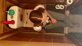 Beautiful girl rams strap-on deep in man's ass amateur homemade domination!