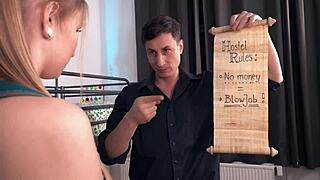 beautiful gf evelina darling spreads legs offering pussy to lover's hard thrusts