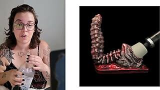 unidentified fucking objects: bbw fuck doll in cage takes huge anal dildo machine