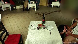 i crave that restaurant public orgy licking sucking fucking creampie everywhere