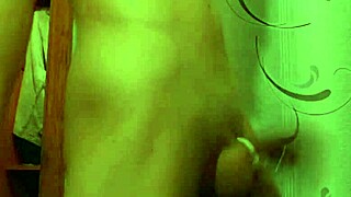 Watch me twirl my big chocolate pierced cock like a dancing propeller in cfnm tease