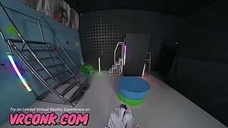What if Princess Peach rides Mario's cock in VR cowgirl doggy?