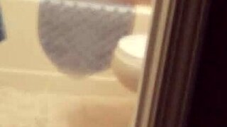 Shy Shower Bathing Moment Captured Intimately