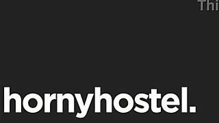 pervert businessman sneaks into hostel dorm and fucks young barbara bieber spooning doggystyle cum in mouth