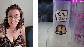 unidentified fucking objects: bbw fuck doll in cage takes huge anal dildo machine