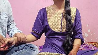 Desi maid bent over for creampie doggystyle ranch pounding