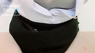 Beautiful army captain orders new soldier to finish inside within 10 minutes