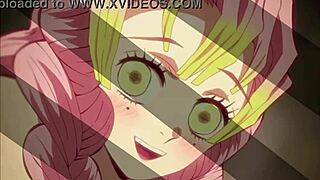 미츠리와 탄지로의 뜨거운 헨타이 액션