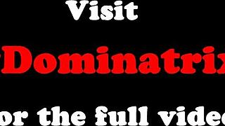 Verdorie! Vastgebonden Sub Hard Getormenteerd door Felle Lezdom Meesteres