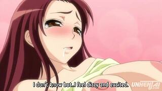 巨乳アニメティーンズが幸運な男の中出し賞を争う