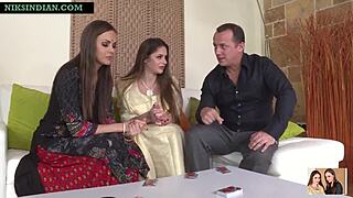 Невероятно! Пьяная жена друга и моя жена в анальном трио!