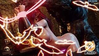 할로윈 트릭 오어 트릿 3D 카툰 게임 속 숨겨진 섹시 비밀