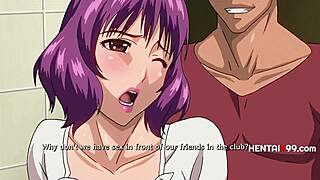 Min Kæreste Bliver til en SÆD Spand Blandt Venner i Hentai