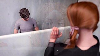 Hej, hočeš videti mojo sladko sostanovalko 2 igro? Del 8 ima prho z dildom in spermo na obrazu!