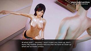 Penjual Wanita Waifu Akademi Kalah Taruhan Dalam Permainan