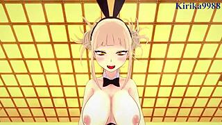 야, 히미코 토가와 이즈쿠 미도리야가 마이 히어로 아카데미아 헨타이에서 격렬하게 떡 치고 있어, 18+ 크림파이 액션!