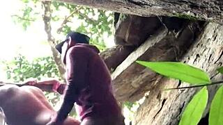 Man, sex på stranden med den stora grejen, vet du