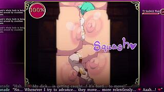 섹시 서큐버스 마법사 카나데 후타나리 던전 퀘스트 파트 3 크림파이 사정