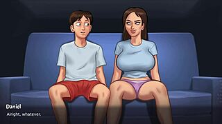 Summertime Saga - Nevlastná sestra Jenny túži po tvrdom vytečení po rande