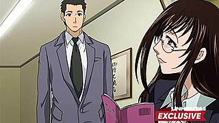 変態義父が義娘を激しく触る！この無修正ヘンタイアニメは超キンキー！