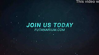 Göğüslü kız bilimkurgu futanari tarafından 3D animasyon porno'da sikildi