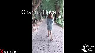 Thai model gets bent over by photographer in outdoor shoot