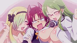 Holy cow! Anime hentai action like never before in 女神宿舍管理员