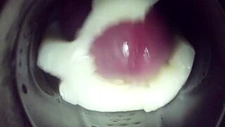 내 Fleshlight 깊숙이 탐험하며 끈적한 크림파이로 마무리